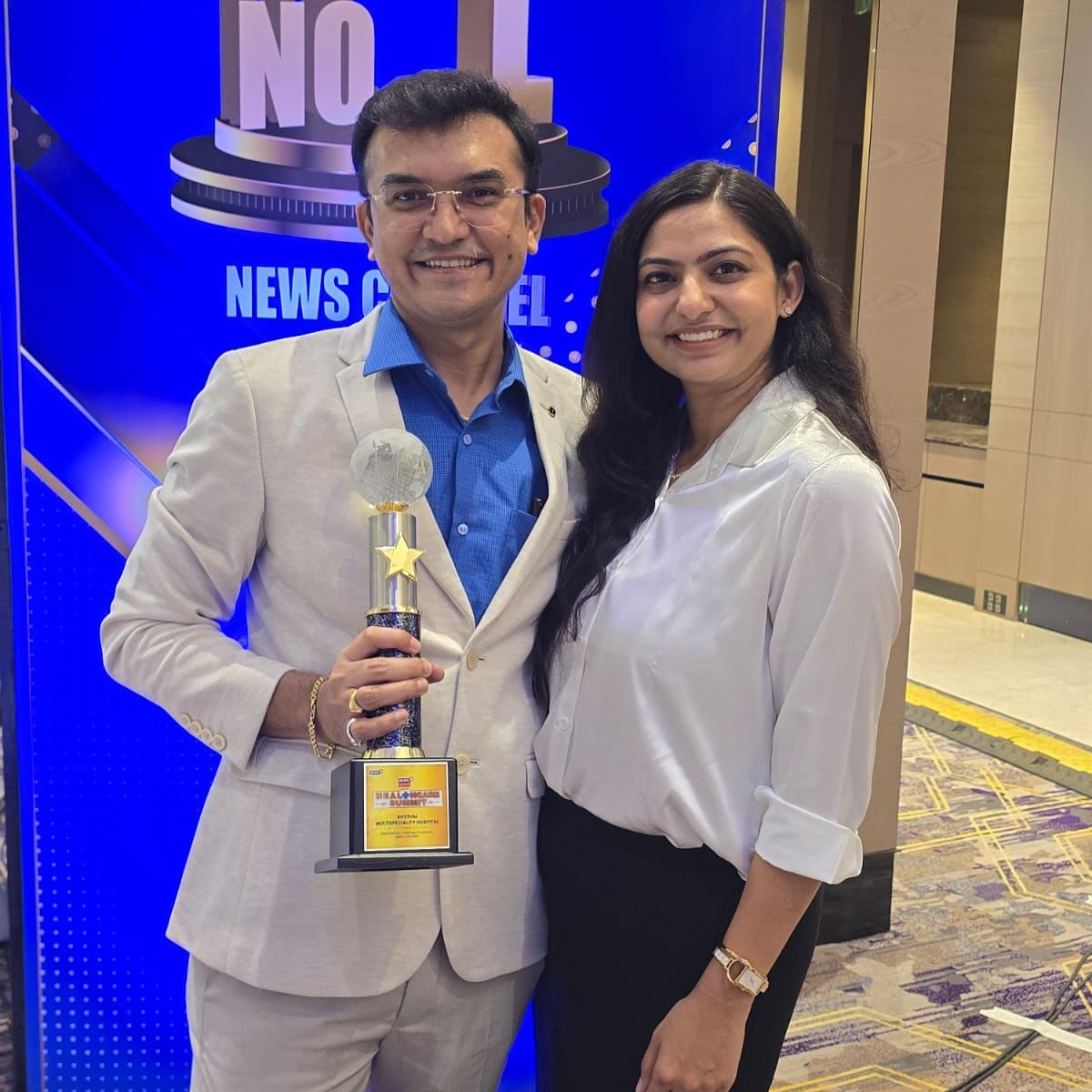 Dr. Alpesh Prajapati with Dr. Divya Prajapati